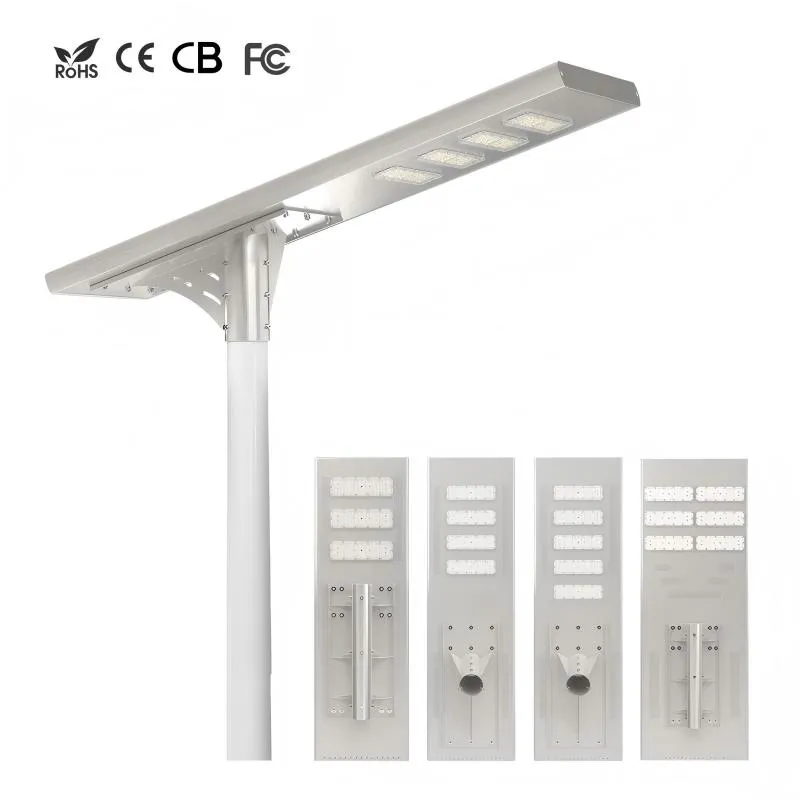 Réverbère solaire extérieur à LED