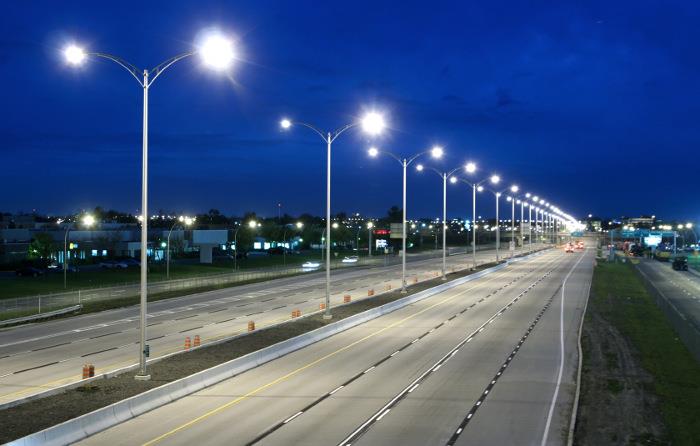 Remplacement de la lampe de rue LED